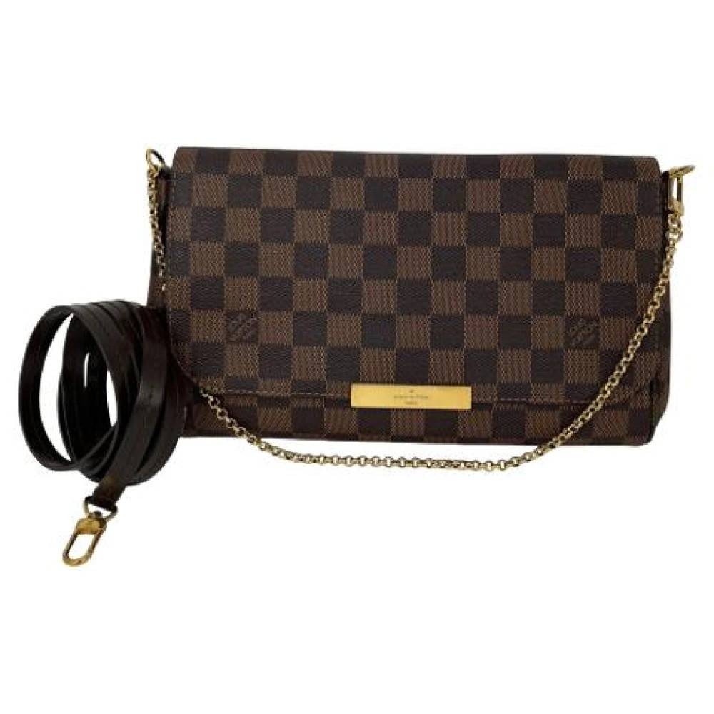 Louis Vuitton Vintage - Pre-owned Favorite MM Damier Ebene Crossbody Bag Vintage - Dam - ONE Size - Läder