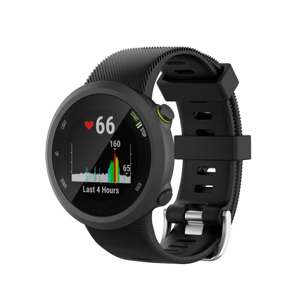 Garmin Forerunner 45 / 45S Klockarmband i Silikon - Svart
