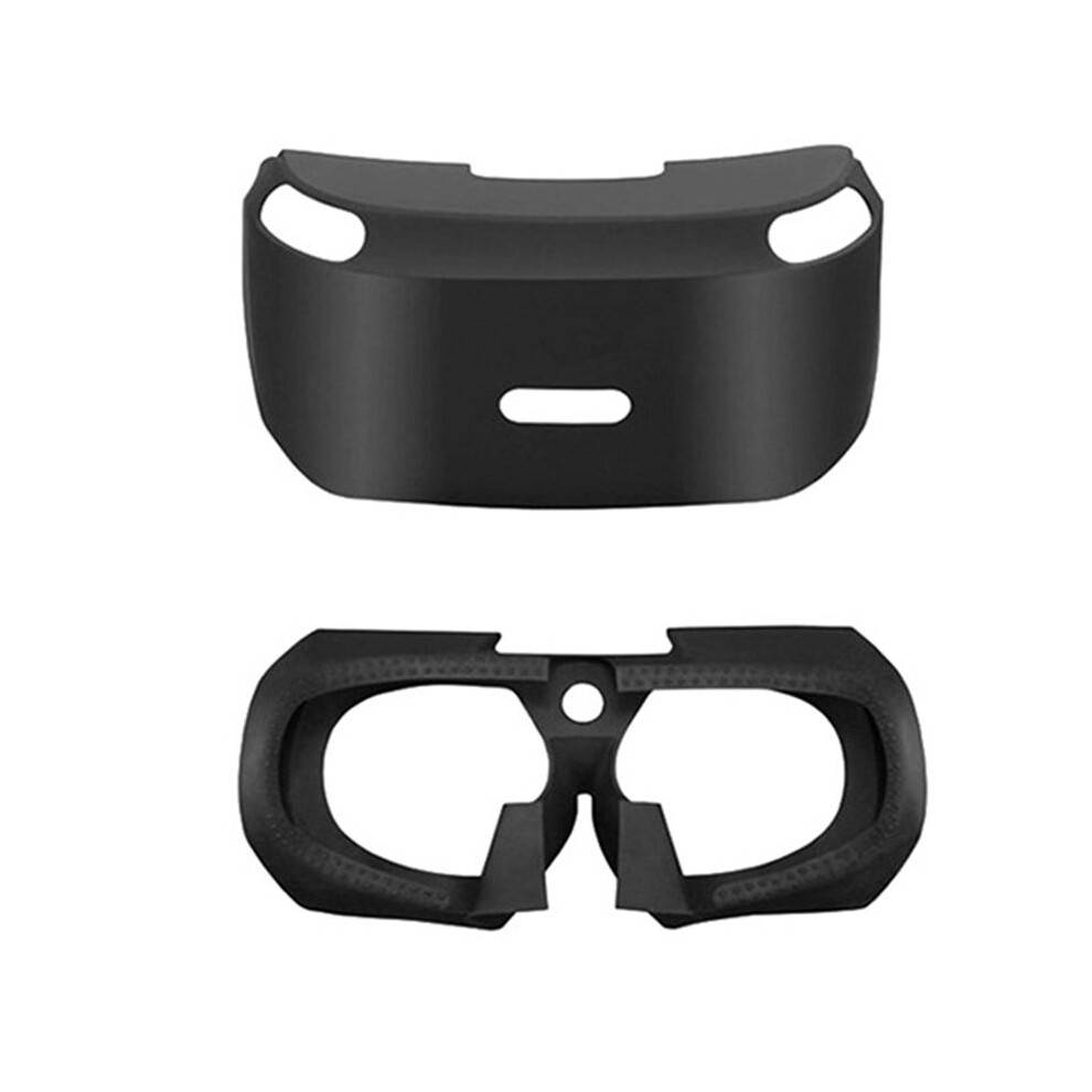 Soft VR Headset Non-Slip Silicone Cover Protective Case 3D Eye Mask for PS4 VR PSVR Virtual Reality Glasses Controller