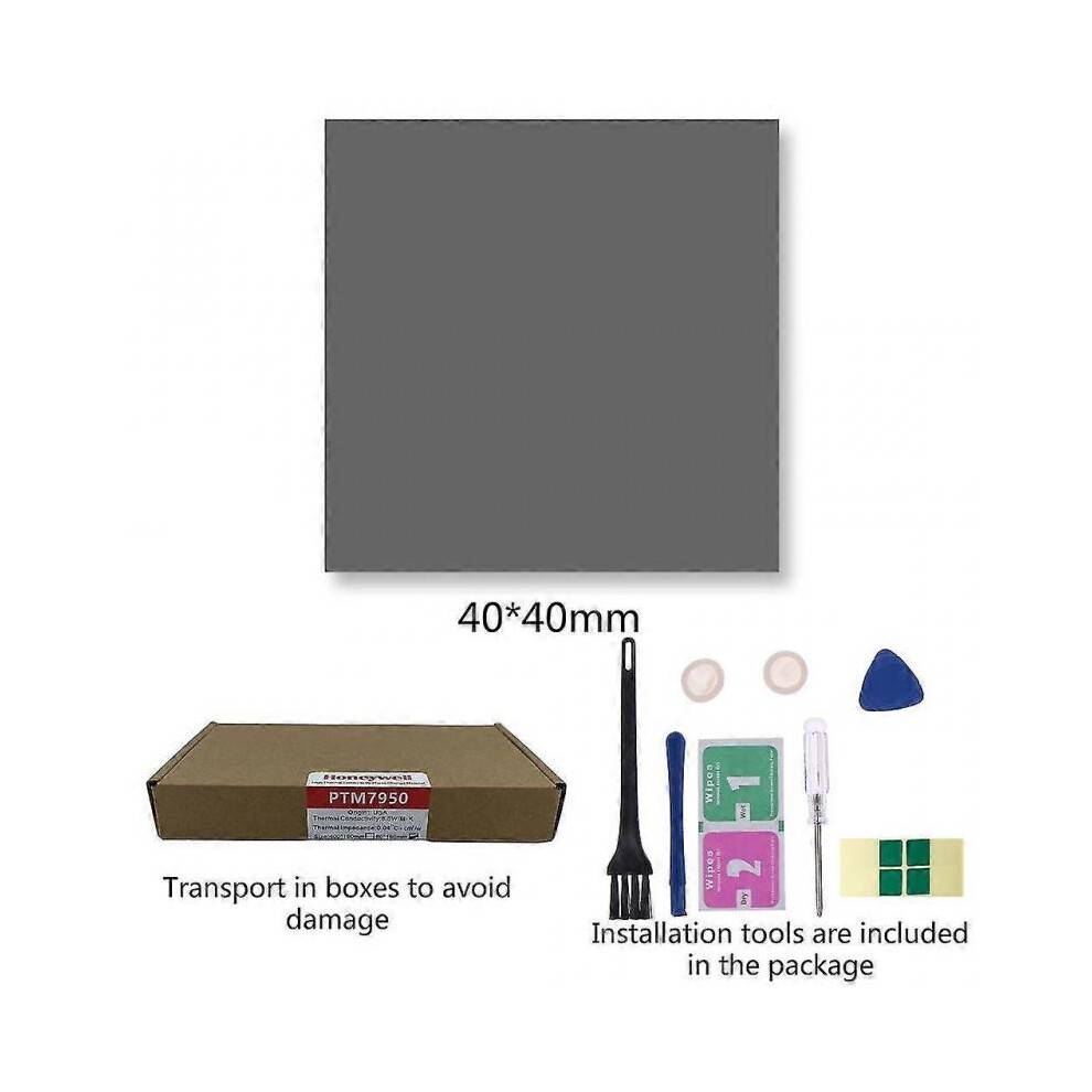 (40X40mm) Honeywell- Ptm7950 Cpu Gpu Phase-change Heat Conduction Silicone Paste 8.5w/mk