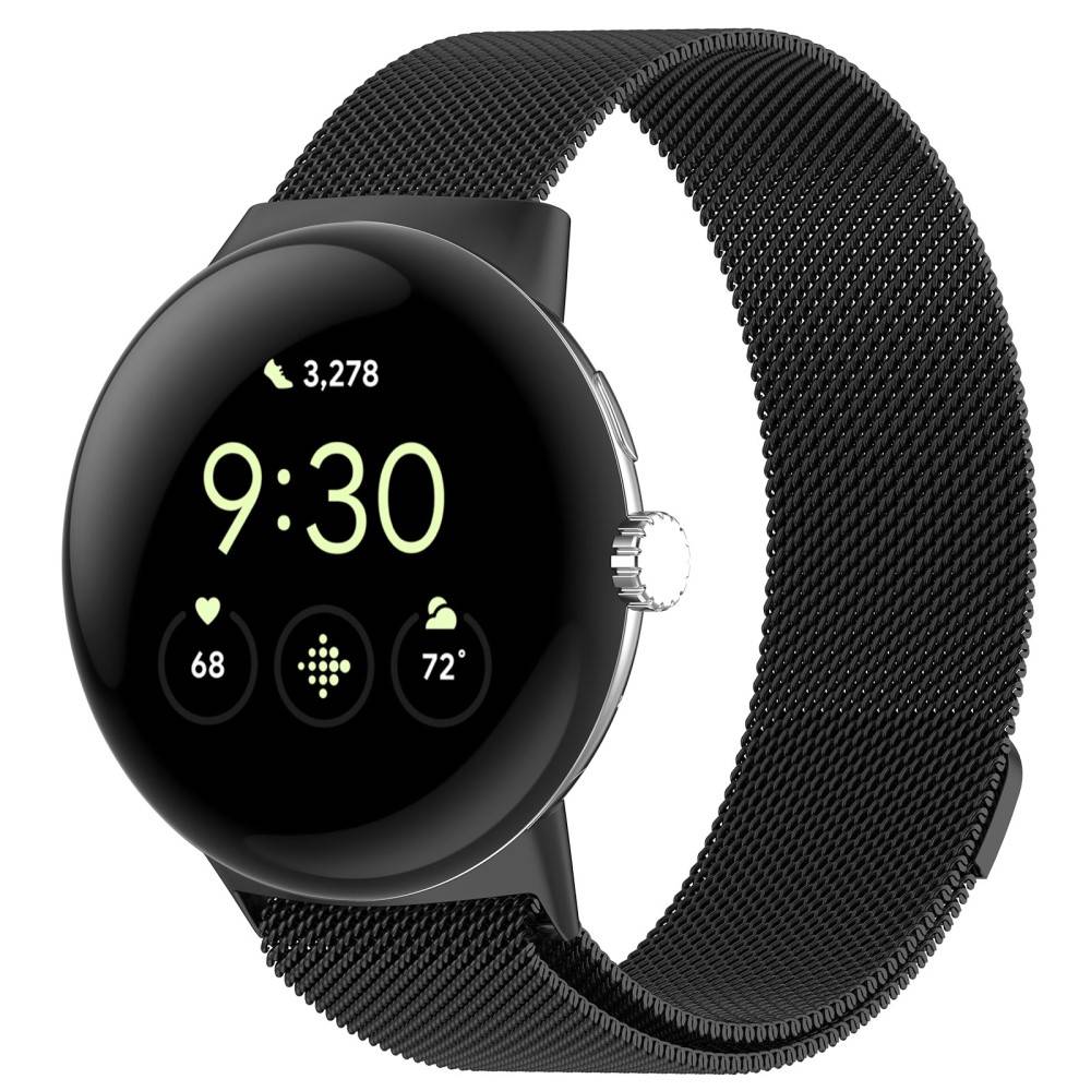 Armband Milanese Google Pixel Watch 5 41mm Svart