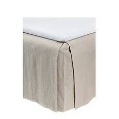 HIMLA Miramar Bed Skirt |Beige |180X220X42 cm