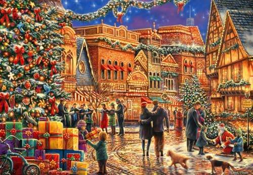 Pussel 1 000 bitar – Christmas på Town Square