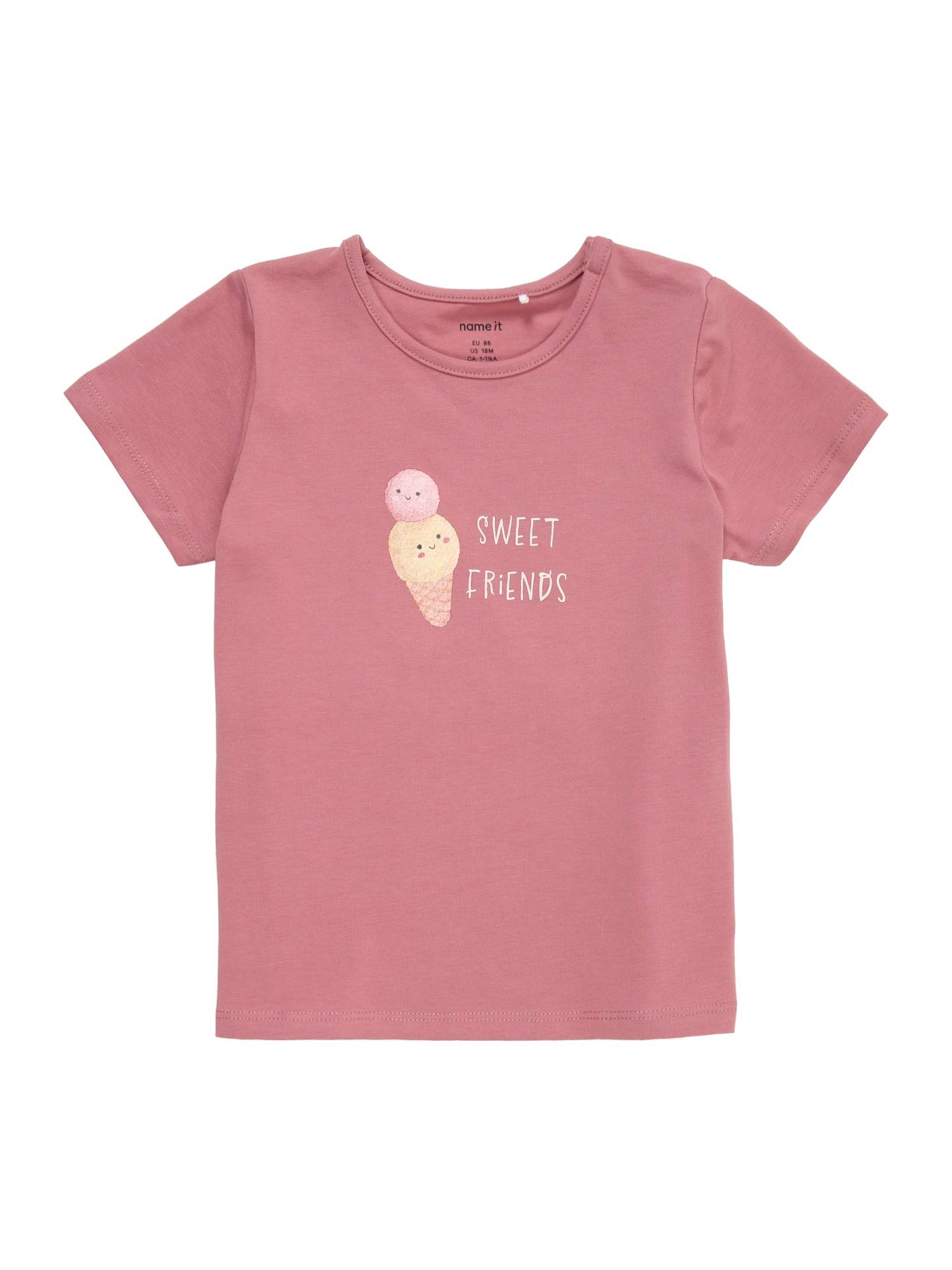 NAME IT Bluser & t-shirts 'NBFJacoba'  pastelgul / gul-meleret / lyserød / mørk pink