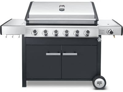 Austin and Barbeque Klassisk gasgrill 6 brændere