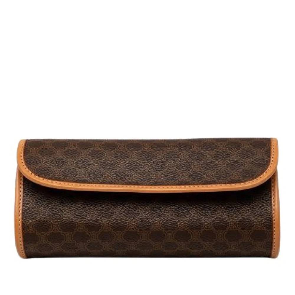 Celine Vintage - Pre-owned Canvas Clutch Vintage - Dam - ONE Size - Läder