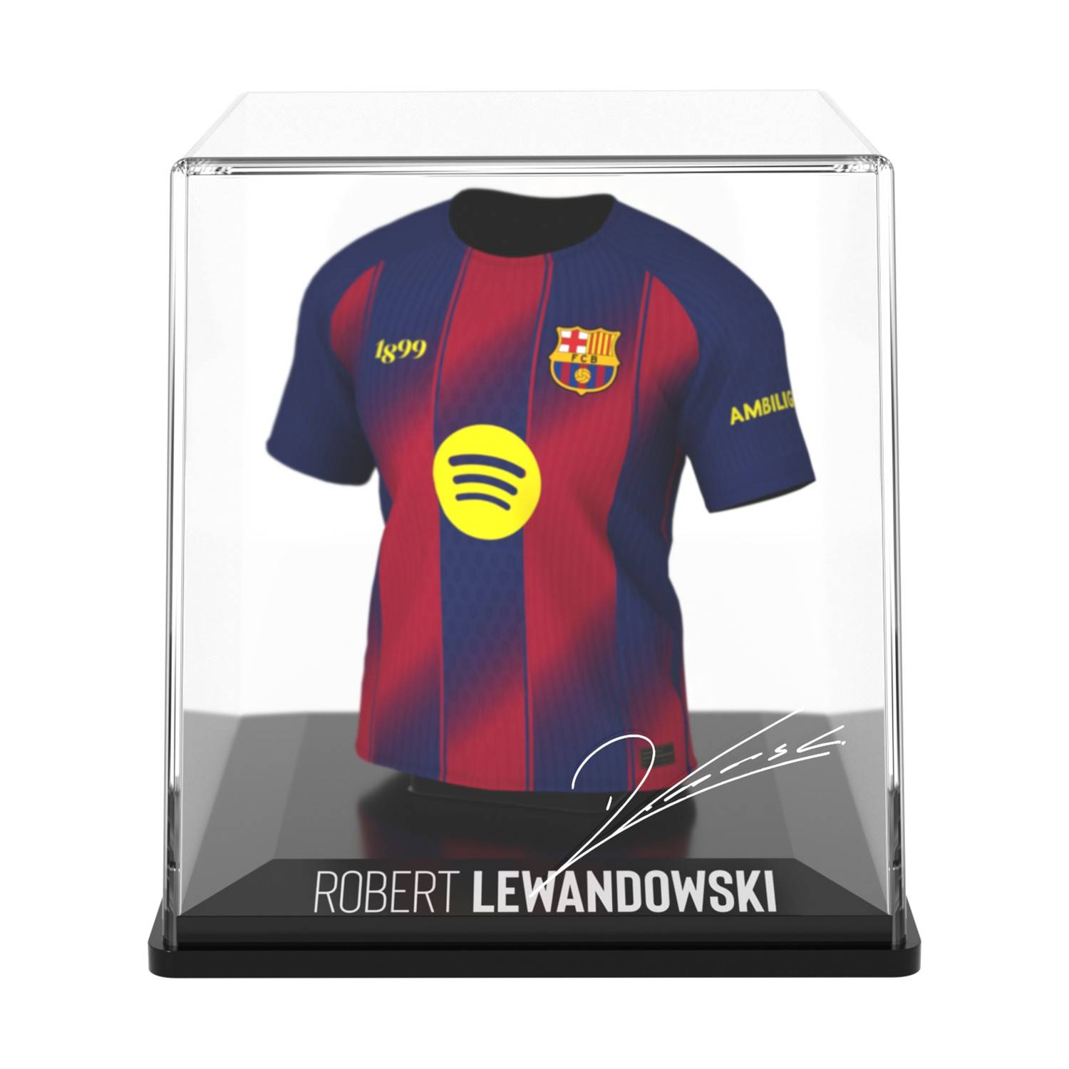 FC Barcelona Lewandowski mini t-shirt figure