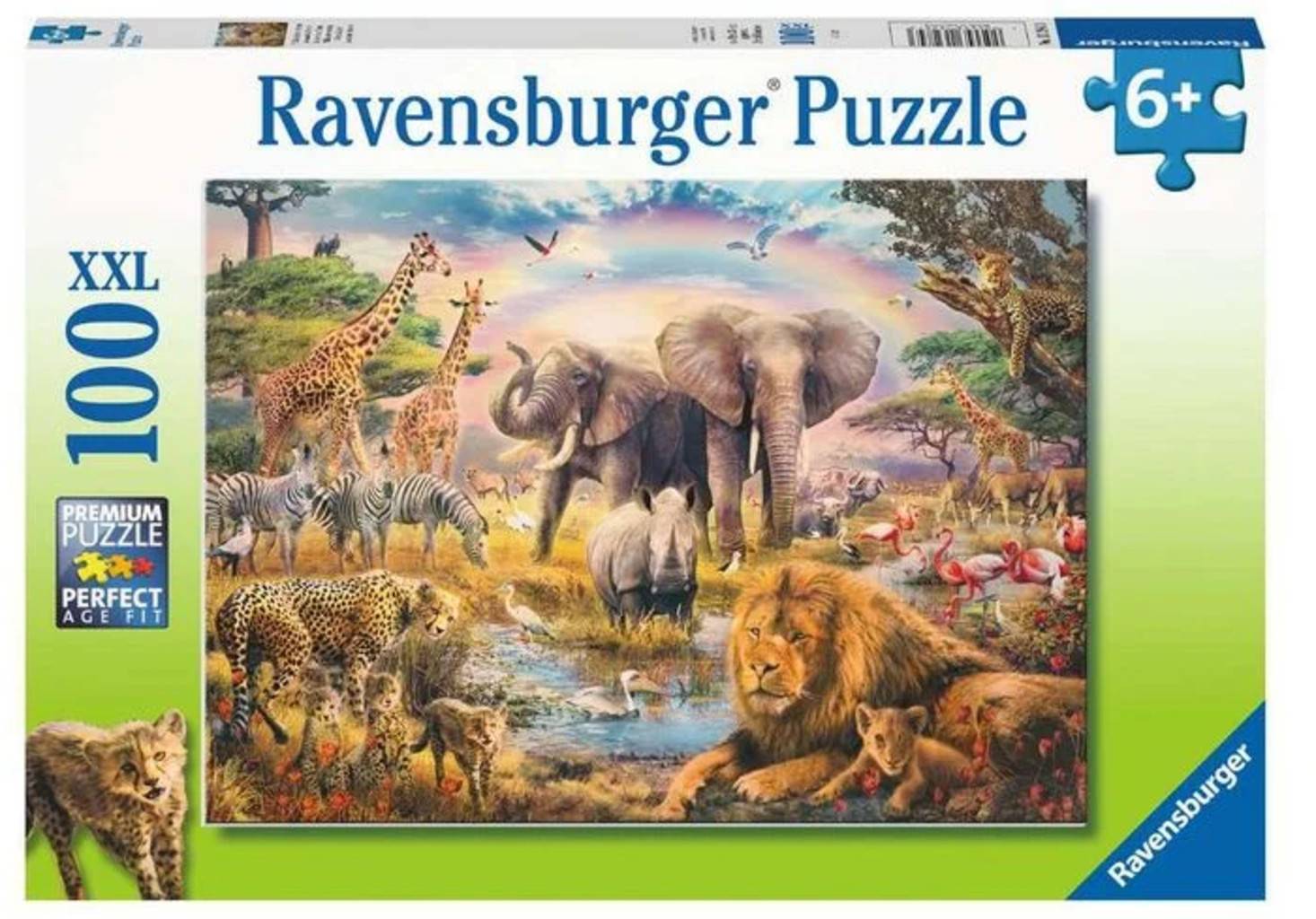 Ravensburger Puzzle - Afrikansk Savann, 100 XXL bitar