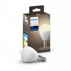 Philips Hue E14 LED-pære, krone, White, Zigbee + Bluetooth (1 stk)