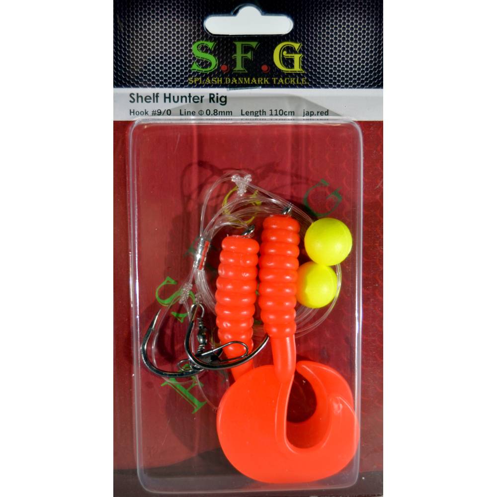 S.F.G Self Hunter Rig Forfang - Rød