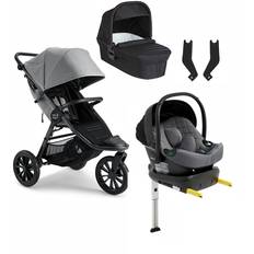 Baby Jogger City Elite 2 Duovagn inkl. Beemoo Route Babyskydd & Bas, Pike/Mineral Grey