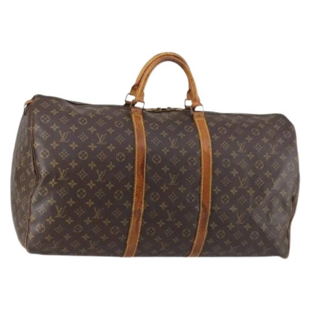 Louis Vuitton Vintage Pre-owned Vintage Canvas Weekendtaske - Vintage - Dame - Brun - ONE SIZE -