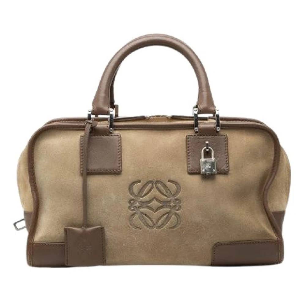 Loewe Pre-owned Pre-owned Amazona 28 - Vintage - Dame - Brun - ONE SIZE - Læder