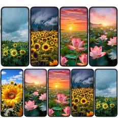 Cover for iPhone 16 15 14 Xiaomi Redmi Note 13 12 11 Pro Max X 10 8 9 XR Samsung Galaxy S24 S23 A05 OPPO Huawei Sunflower Yellow Flowers Phone Case for iPhone 13 ceil färg