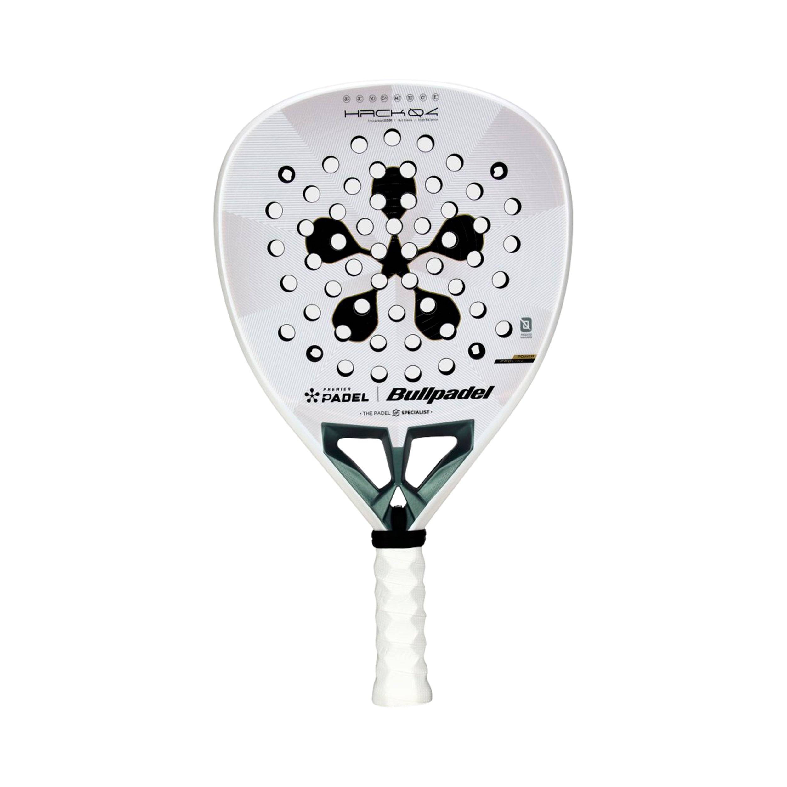 Bullpadel Hack 04 Padelracket - vit
