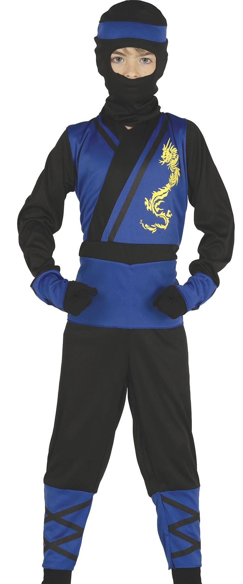 Ninja kostume 10-12 år.
