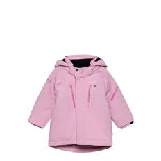 Helicopter Winter Jacket Kids Sport Snow-ski Clothing Snow-ski Jacket Pink ISBJÖRN Of Sweden
