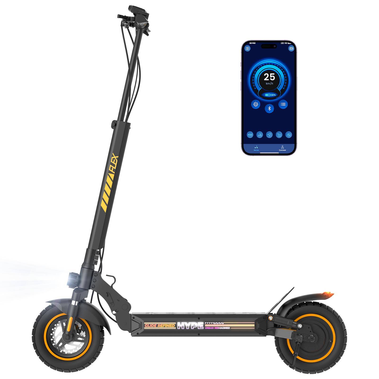 iScooter W9 Air Vuxen Elsparkcykel 48V 10Ah Batteri, 500W Motor, 25KM/H Hastighet, Stark Klätterförmåga Hopfällbar och Portabel E-Scooter 48V 10Ah