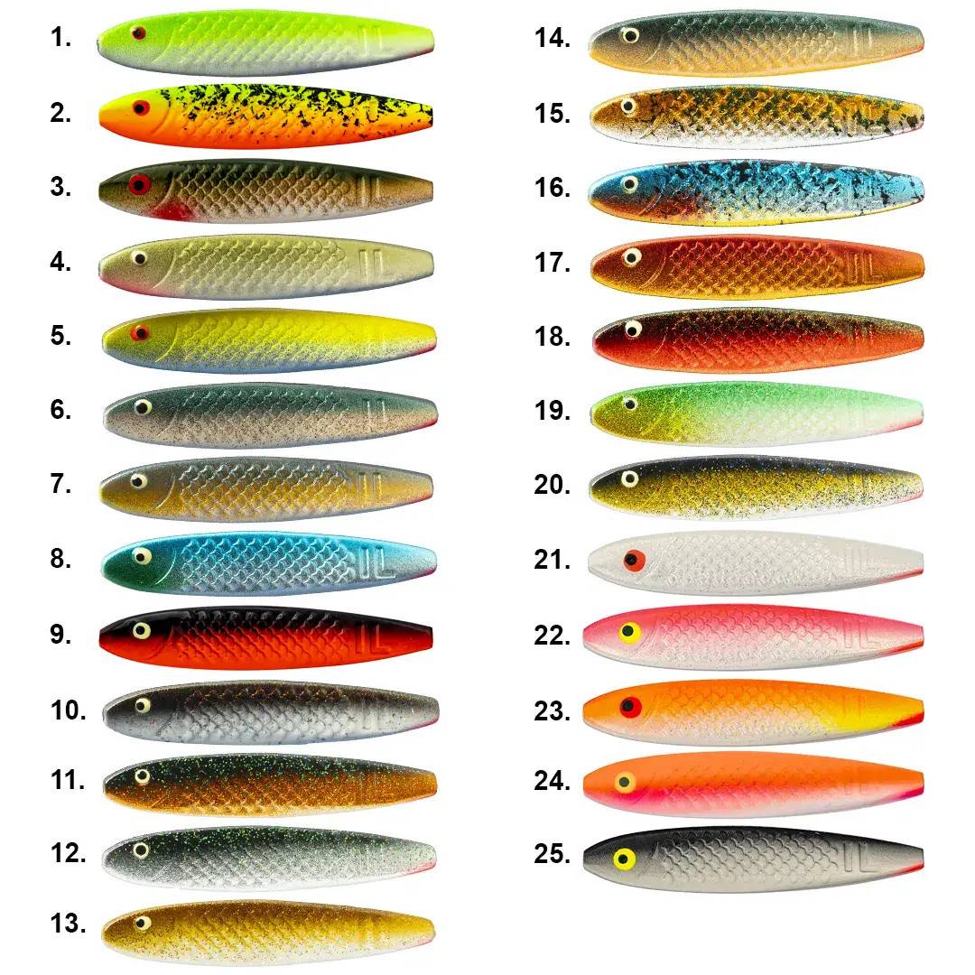 Ilures Kutling Håndmalede i Danmark 23. Sunrise 14gram