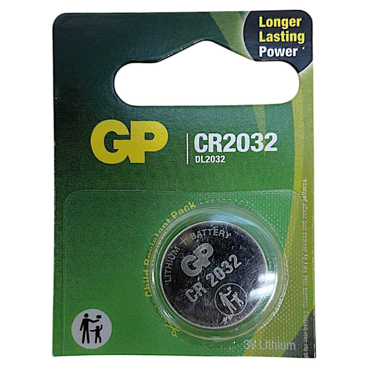 GP Knapcellsbatteri - CR2032 (1st) - silver