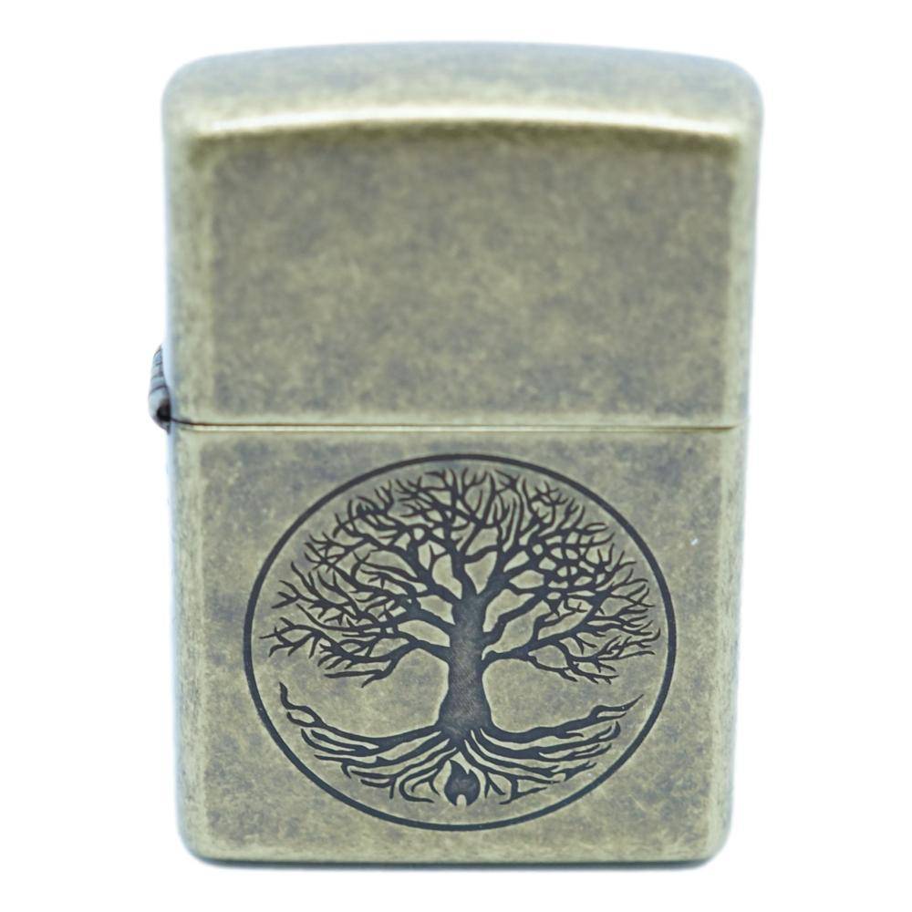 Zippo Zippo Lighter Tree of Life - Antique Brass