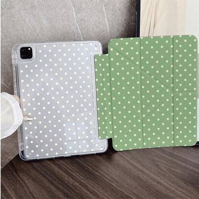 1 st prickigt folio-plattaskal med pennhållare, smart case kompatibelt med iPad 10:e generation 10,9 tum 2022/Air 13 (M3 2025)/Air 11 (M3 2025)/11 (A1 - Multifärgad (Multi-size)