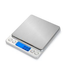 Digital Køkkenvægt USB Genopladelig 3kg/0.1g Digital Bagemad Vægt, Præcision Elektronisk Vægt Rustfrit Stål Vejningsborde, Tare Funktion