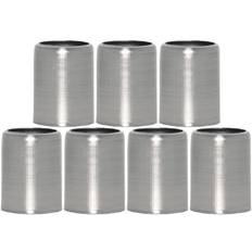 ACCESSORIZE Ljusmanschett 7-pack Borstad stålhylsa