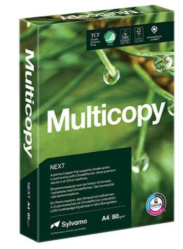 Kopipapir A4 Multi Copy Next 80 g. 500/pk..
