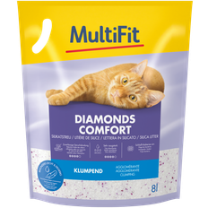 MULTIFIT Kattegrus Diamonds Comfort klumpende 8 l