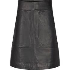 Kylie Leather skirt - Black / 42