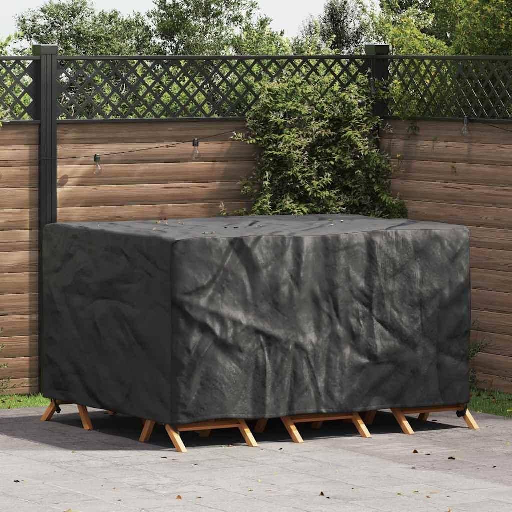 Møbelovertræk - ensfarvet sort 180 × 120 × 74 cm, 210D vandtæt