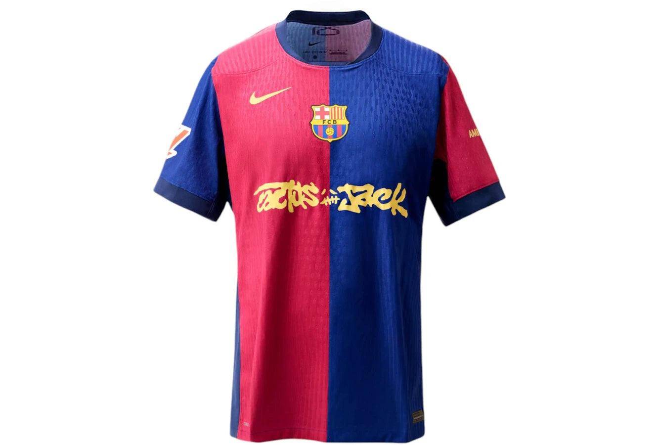 FC Barcelona x Travis Scott Limited Edition Match Home 2024/25 Jersey Blue/Scarlet