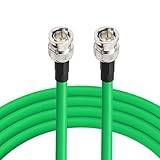 Superbat SDI 3G/6G/12G kabel 60 cm BNC digital ljudkabel hane till Belden 1694A 75 ohm grön för kamera och videoutrustning, stöder HD-SDI/3G-SDI/4K/8K(2 st)
