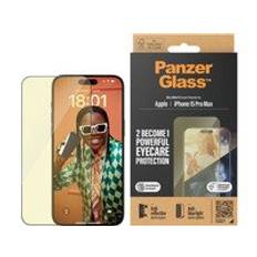 PanzerGlass™ | Ultra-Wide Fit - Skärmskydd för mobiltelefon - EyeCare Protection | Apple iPhone 15 Pro Max