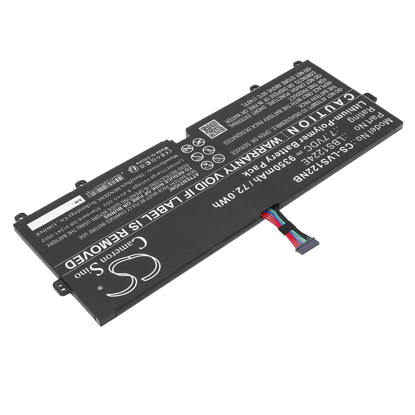 Batteri for LG 13Z980, 13Z990, 13Z990-V.AA33C, 13Z990-V.AA53C, LBS1224E 7.7 V 9350 mAh Li-Polymer