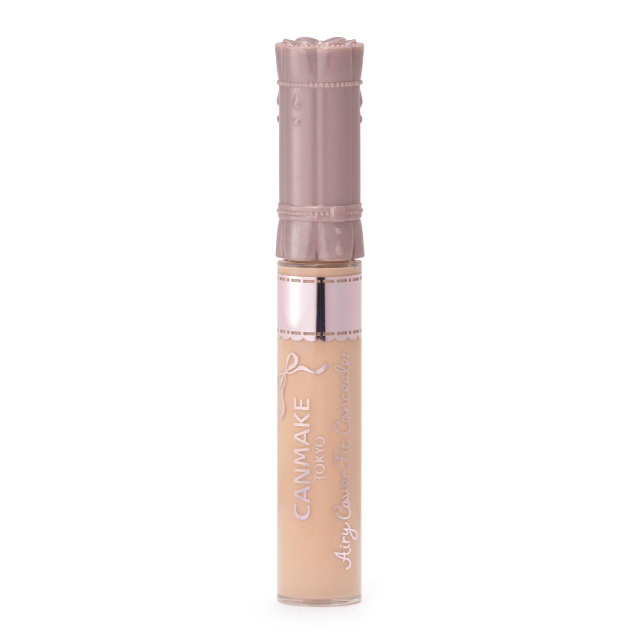 Canmake Airy Cover Fit Concealer 02 Natural Beige 6.3ml High Coverage Thin Film Feel