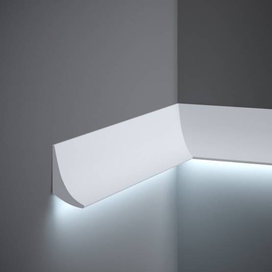 Minimalistisk vægliste til LED lys