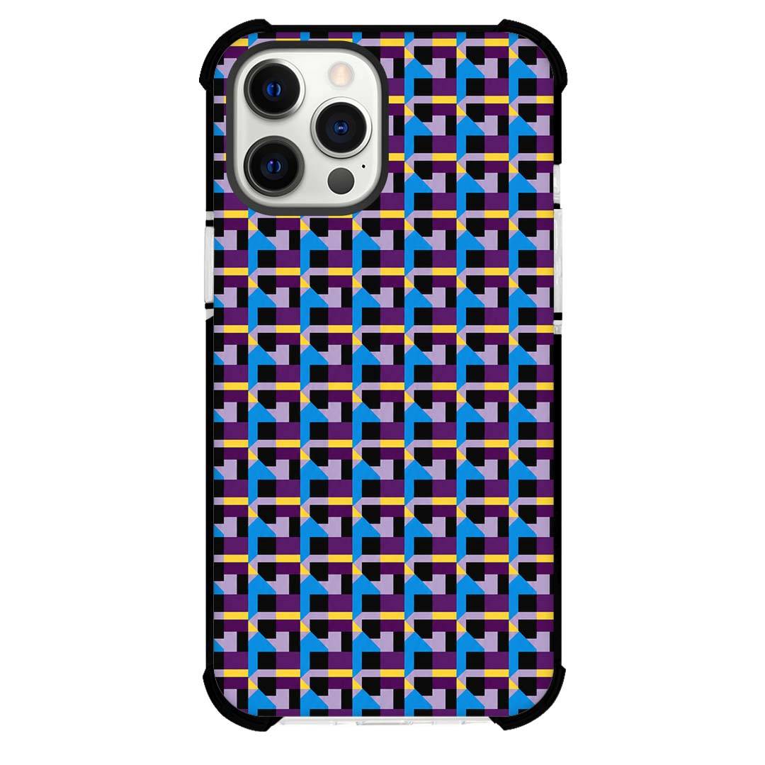 London Underground Phone Case For iPhone Samsung Galaxy Pixel OnePlus Vivo Xiaomi Asus Sony Motorola Nokia - London Underground Moquette Violet Edition Poster.