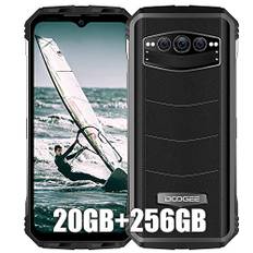 DOOGEE S100 (2023), Helio G99 20GB + 256GB, 10800mAh Akku, 4G Smartphone ohne Vertrag, 108MP Kamera (20MP Infrarot) + 16MP + 32MP, Android 12 6.58 Zoll, Kabelloses Aufladen NFC Schwarz