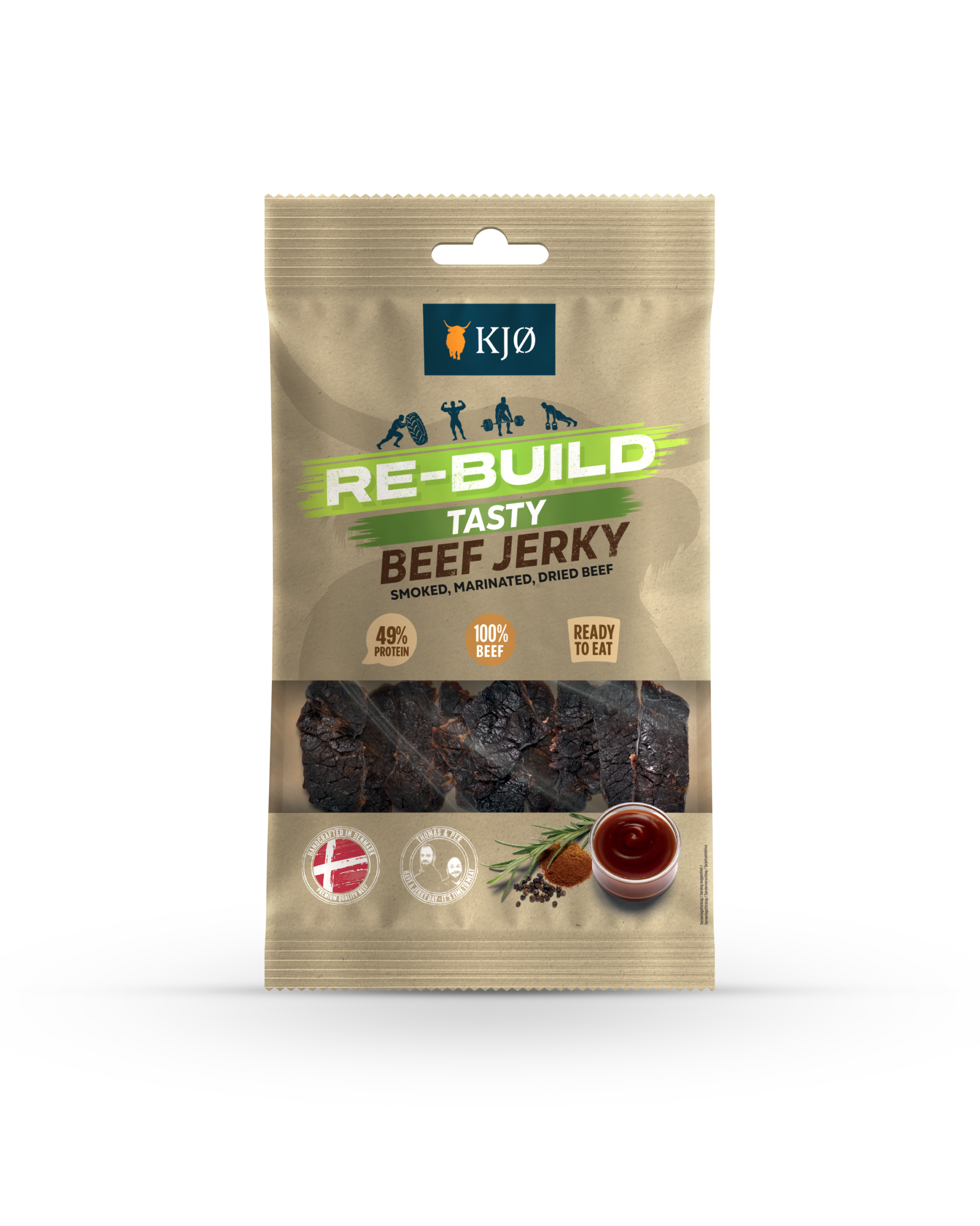 RE-BUILD Tasty Beef Jerky 25g