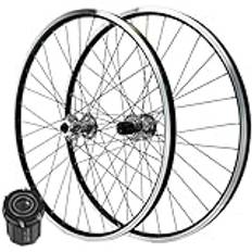 26 27.5 29 Inch Wheel Set, Rear Wheel, Front Wheel, Hollow Chamber Rim, Mountain Bike Wheel Set, Quick Release MTB Balance Bike,Gray,29Inch