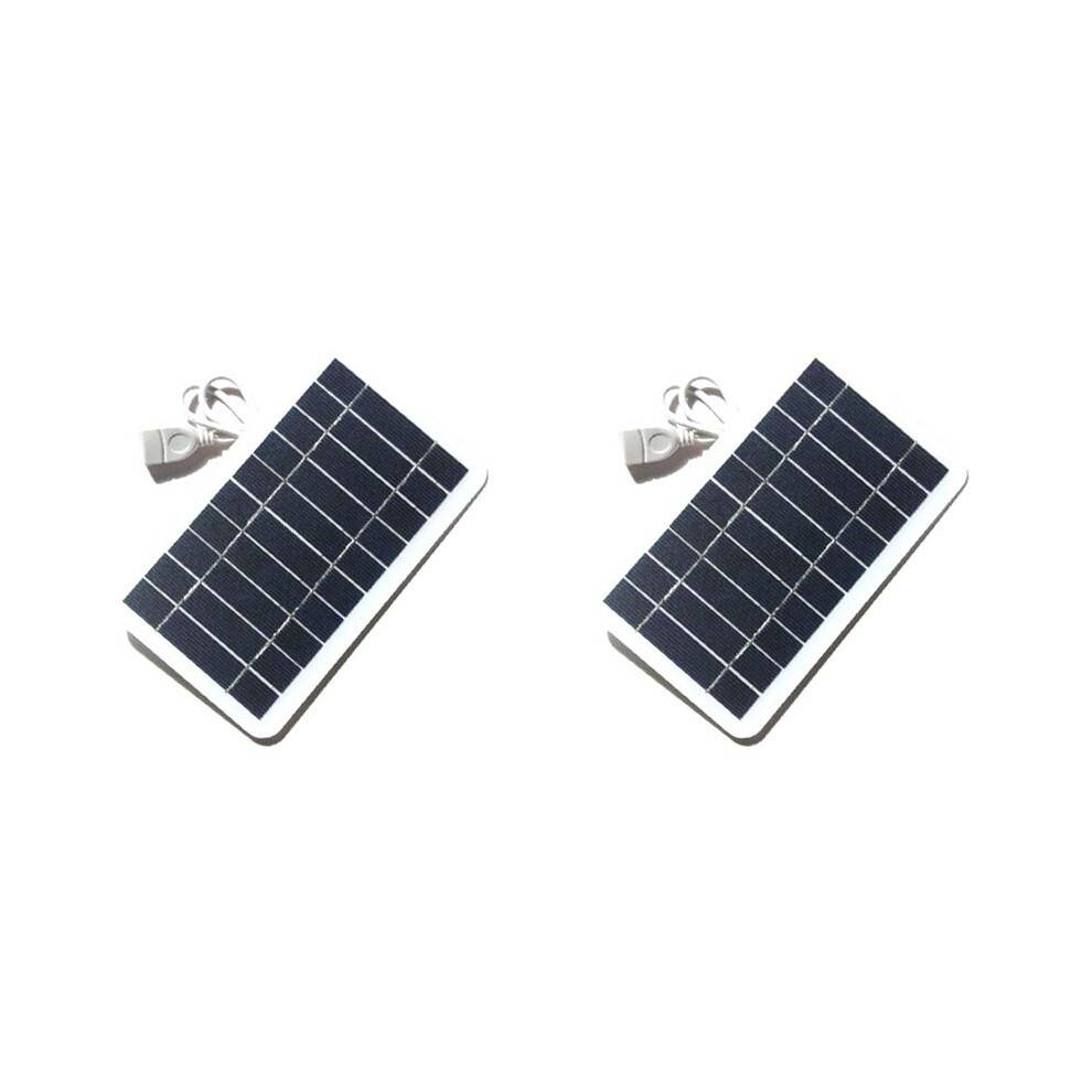 2X 5V High Power USB Solar Panel Outdoor Waterproof Hike Camping Portable Cells Battery Solar Charger for Mobile Phone