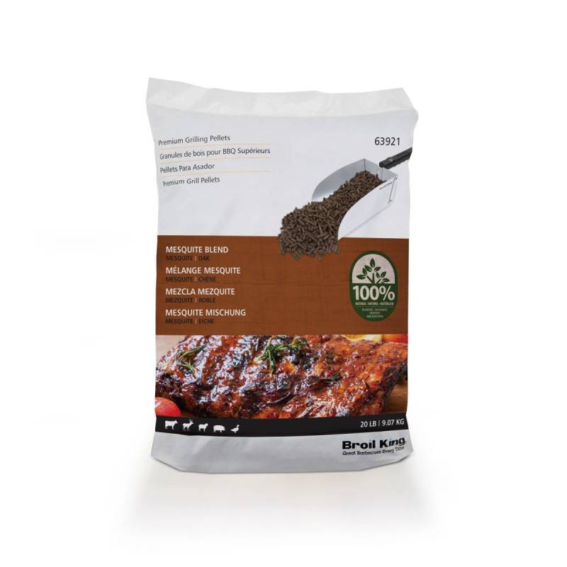 Broil King Træpiller Mesquite - 9 kg