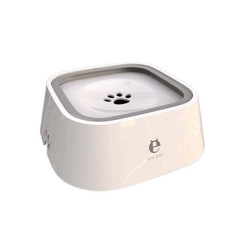 Pet Splash Skål - Automatisk Vattenfontän för Husdjur - Vit