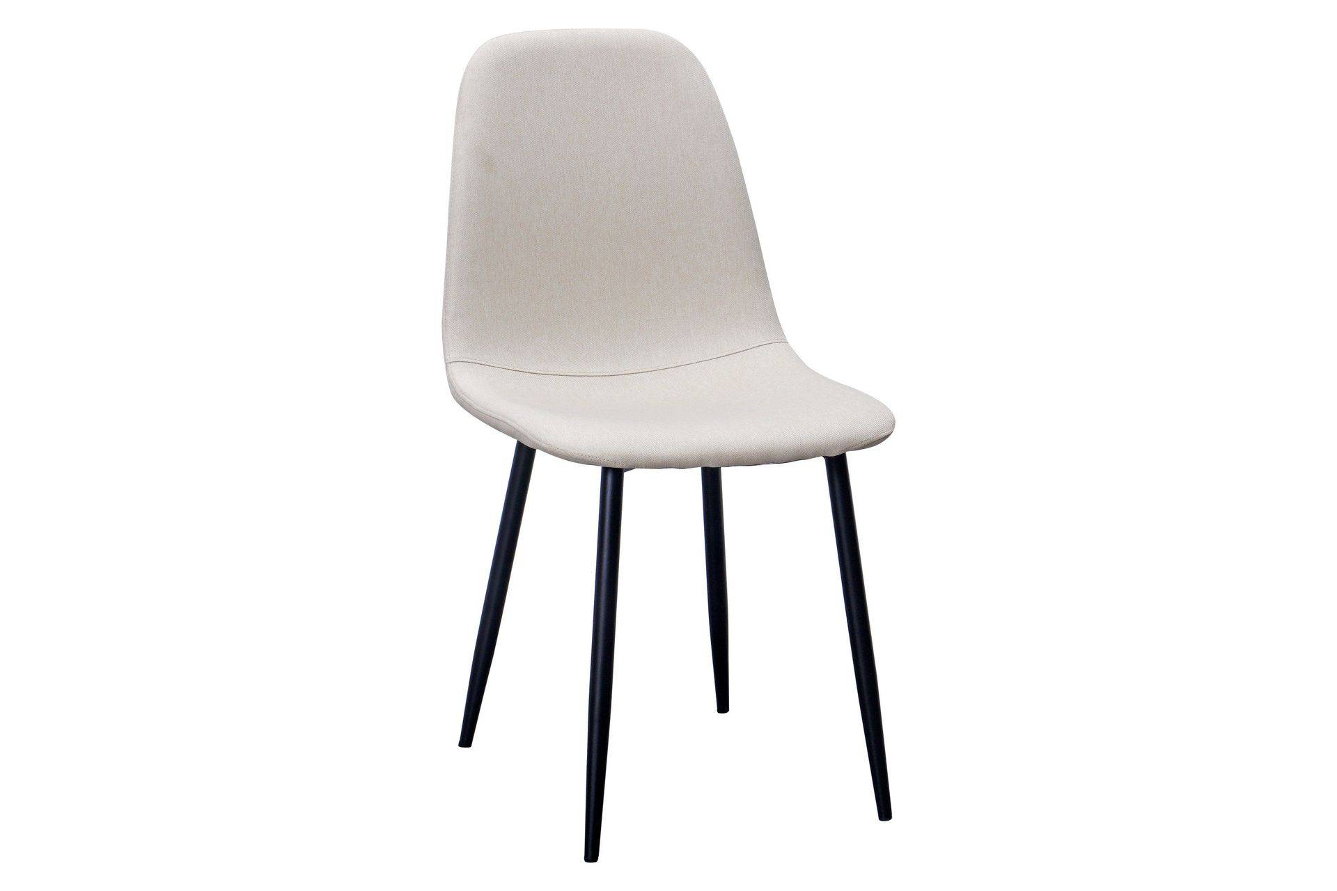 Basic Home Nibe Matstol - Beige/Metallben Svart & köksstol Beige Metall