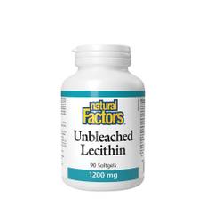Natural Factors Obelagd Lecitin 1200 mg (90 mjuka kapslar)