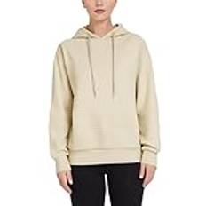 XUEJIANN huvtröja dam oversize – sweatjacka dam långärmad – sweatshirt oversize pullover långärmad bomull vinter huvtröja överdimensionerad tröja vinter elegant bomull/huvjacka, Beige, XXL