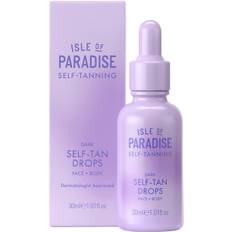 Isle of Paradis Self Tanning Drops Selvbruner Dråber 30ml - Selvbruner Til Krop hos Magasin