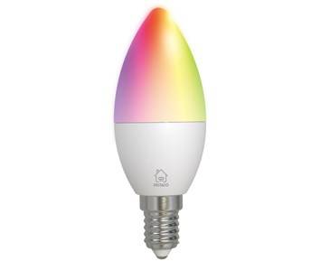Deltaco Smart E14 RGB, WiFi, 4,9W, C37, dimbar - Fyndvara